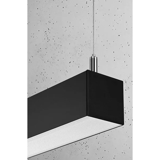 Czarna lampa wisząca LED nad biurko 4000 K - EX620-Pini Lumes One Size Edinos.pl