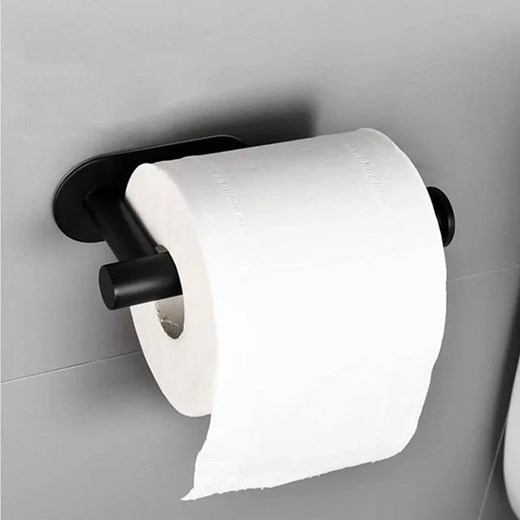Czarny metalowy uchwyt na papier - Kartis 4X Elior One Size Edinos.pl