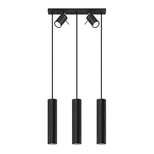 Czarna lampa wisząca sople ze spotami - A168-Rins Lumes One Size Edinos.pl