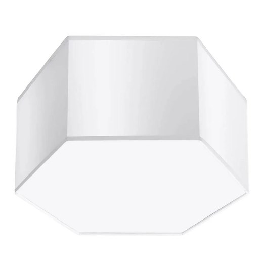 Biały minimalistyczny plafon 15,5 cm - S749-Kalma Lumes One Size Edinos.pl