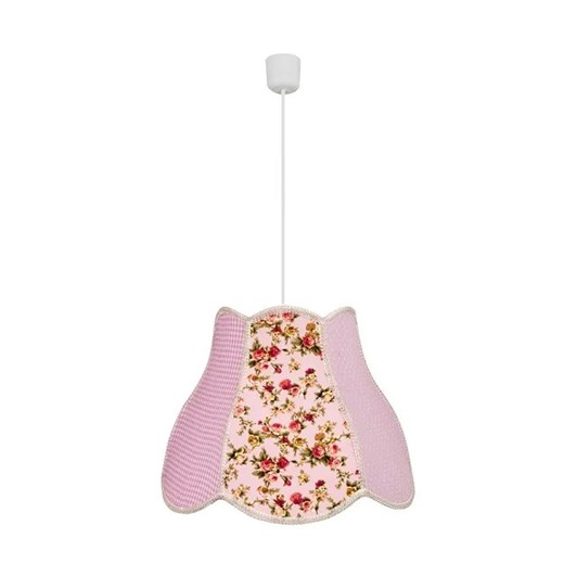 Różowa patchworkowa lampa wisząca - V167 P4-S09 ze sklepu Edinos.pl w kategorii Lampy wiszące - zdjęcie 172344145