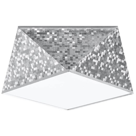 Srebrny plafon geometryczny - 9X EX589 R9-N64 ze sklepu Edinos.pl w kategorii Lampy sufitowe - zdjęcie 172344265
