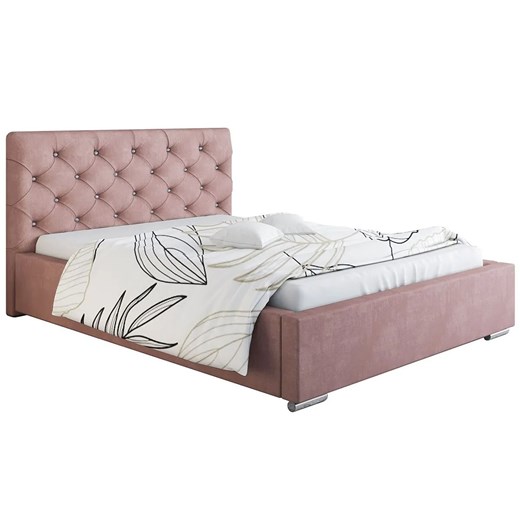 Małżeńskie łóżko z zagłówkiem 180x200 Loran 2X - 36 kolorów Elior One Size Edinos.pl