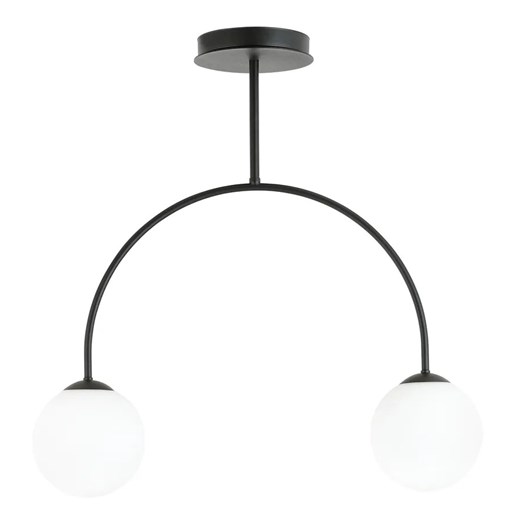 Loftowa lampa sufitowa z mlecznymi kloszami - 4X D114 L7-N70 ze sklepu Edinos.pl w kategorii Lampy wiszące - zdjęcie 172344669