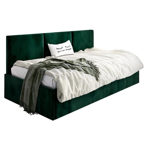 Zielone łóżko z wysokim oparciem Sorento 4X - 3 rozmiary ze sklepu Edinos.pl w kategorii Łóżka i materace - zdjęcie 172344769