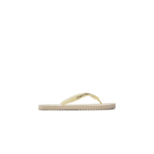 Calvin Klein Jeans Japonki Beach Sandal Monogram Tpu YM0YM00838 Czarny ze sklepu MODIVO w kategorii Klapki męskie - zdjęcie 172345875