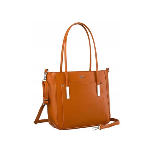 Klasyczna shopperka damska ze skóry ekologicznej - Rovicky ze sklepu 5.10.15 w kategorii Torby Shopper bag - zdjęcie 172346129