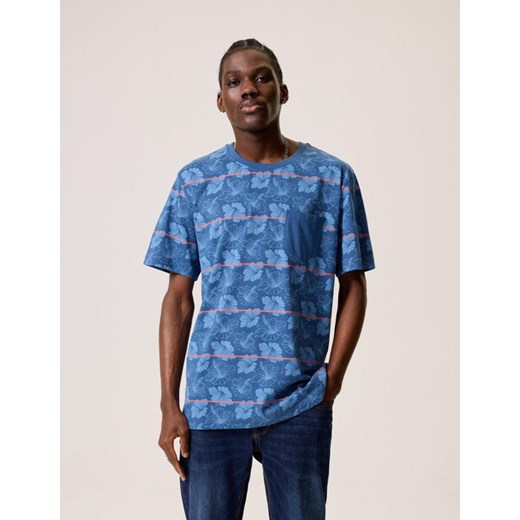 Koszulka LA OVER A Granat M ze sklepu Diverse w kategorii T-shirty męskie - zdjęcie 172347035