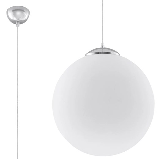 Szklana lampa wisząca LED 8X E823 C6-N26 ze sklepu Edinos.pl w kategorii Lampy wiszące - zdjęcie 172347737