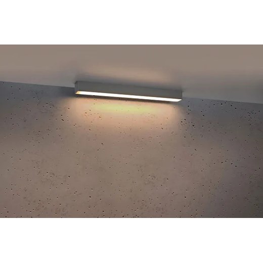 Srebrny geometryczny plafon LED 3000 K - EX621-Pini Lumes One Size Edinos.pl