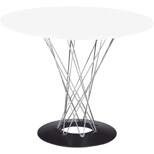 Okrągły stół designerski Arrao - biały ze sklepu Edinos.pl w kategorii Stoły - zdjęcie 172347917