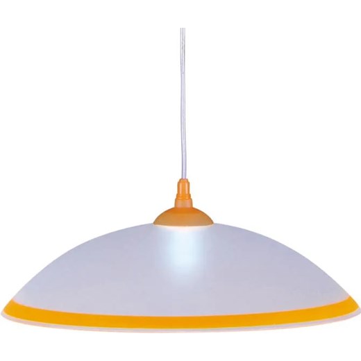 Biało-żółta lampa wisząca do jadalni - S563-Mersa Lumes One Size Edinos.pl
