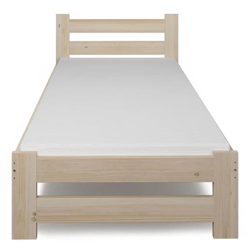 Drewniane łóżko jednoosobowe 90x200 - Zinos Elior One Size Edinos.pl