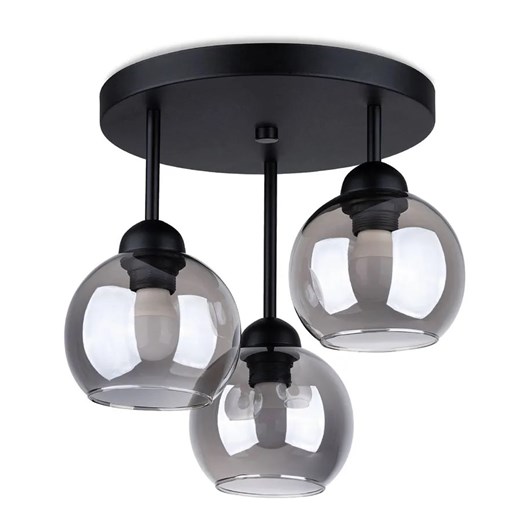 Lampa sufitowa z 3 kloszami na okrągłej podsufitce - 4X A158 C9-Z60 ze sklepu Edinos.pl w kategorii Lampy sufitowe - zdjęcie 172348668