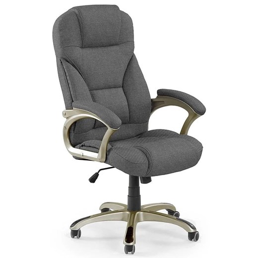 Biurowy fotel obrotowy ciemny popiel - Tucker 2X ze sklepu Edinos.pl w kategorii Krzesła biurowe - zdjęcie 172349218