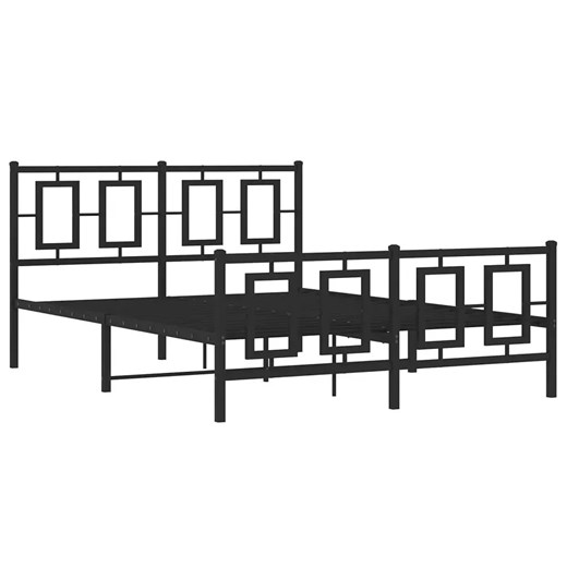 Czarne metalowe łóżko loftowe 120x200cm - Esenti ze sklepu Edinos.pl w kategorii Łóżka i materace - zdjęcie 172349336