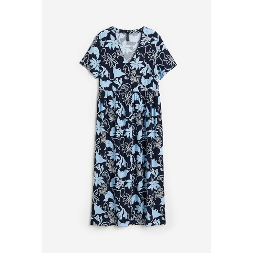 H & M - Sukienka z guzikami z przodu - Niebieski H & M XS H&M