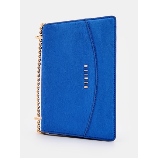 Mohito - Niebieska torebka z łańcuszkiem - niebieski ze sklepu Mohito w kategorii Kopertówki - zdjęcie 172352668