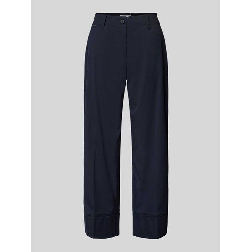 Spodnie w jednolitym kolorze ze sklepu Peek&Cloppenburg  w kategorii Spodnie damskie - zdjęcie 172354696