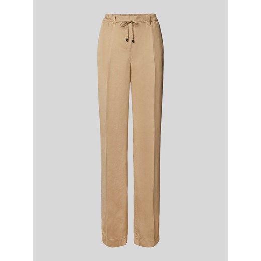 Spodnie materiałowe o kroju regular fit w kant model ‘Maine’ ze sklepu Peek&Cloppenburg  w kategorii Spodnie damskie - zdjęcie 172354765