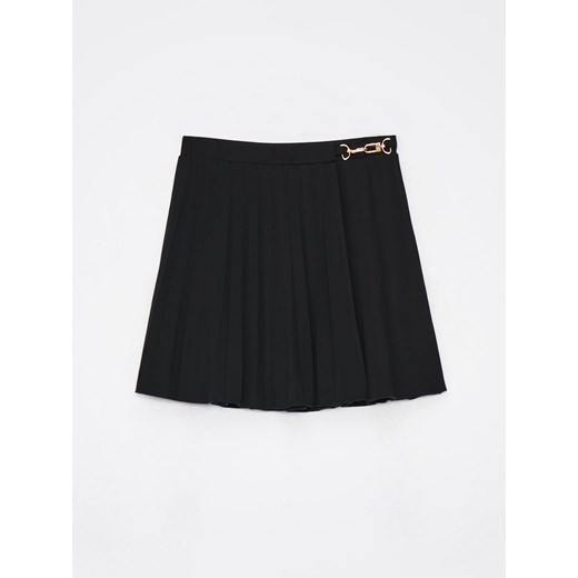 Mohito - Plisowana spódnica mini czarna - czarny ze sklepu Mohito w kategorii Spódnice - zdjęcie 172356018