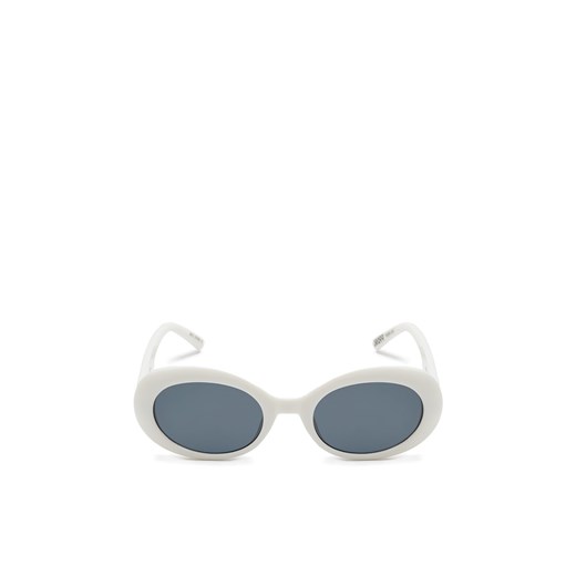 Cropp - Białe okulary przeciwsłoneczne - biały ze sklepu Cropp w kategorii Okulary przeciwsłoneczne damskie - zdjęcie 172356436