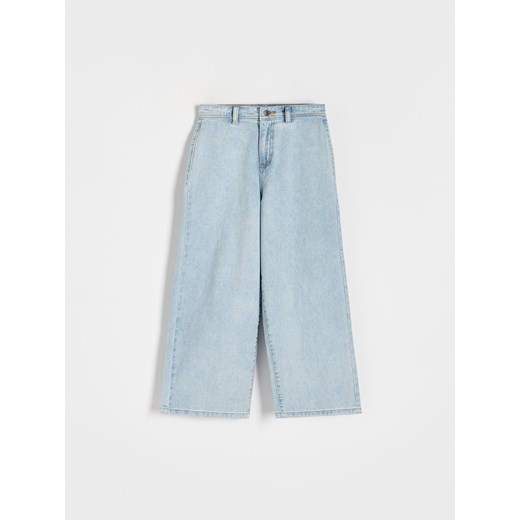 Reserved - Jeansy wide leg - niebieski ze sklepu Reserved w kategorii Spodnie dziewczęce - zdjęcie 172357397