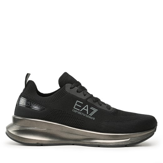 Sneakersy EA7 Emporio Armani X8X149 XK349 E593 Black+Gunmetal 44.23 okazyjna cena eobuwie.pl