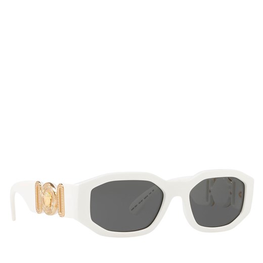 Okulary przeciwsłoneczne Versace 0VE4361 401/87 Biały ze sklepu eobuwie.pl w kategorii Okulary przeciwsłoneczne damskie - zdjęcie 172357638