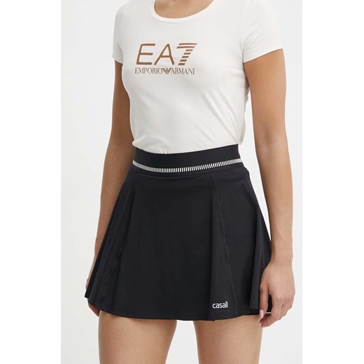 Casall spódnica sportowa Court kolor czarny mini rozkloszowana ze sklepu ANSWEAR.com w kategorii Spódnice - zdjęcie 172358615