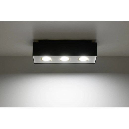 Nowoczesny plafon LED E775-Mons - czarny Lumes One Size Edinos.pl