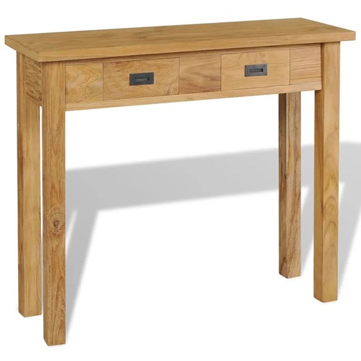 Drewniany stolik-konsola do przedpokoju - Tezo 3X ze sklepu Edinos.pl w kategorii Konsole - zdjęcie 172359176