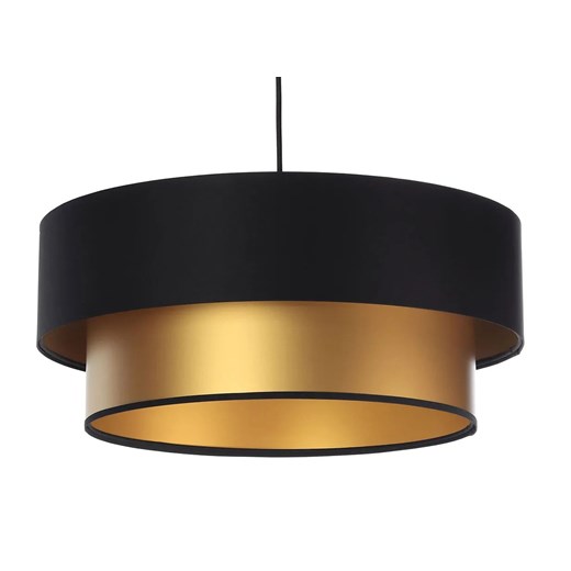 Złoto-czarna lampa wisząca w stylu glamour - S415-Parfa ze sklepu Edinos.pl w kategorii Lampy wiszące - zdjęcie 172359275