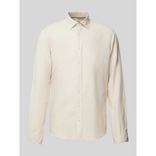 Koszula biznesowa o kroju slim fit z kołnierzykiem typu kent ze sklepu Peek&Cloppenburg  w kategorii Koszule męskie - zdjęcie 172361115
