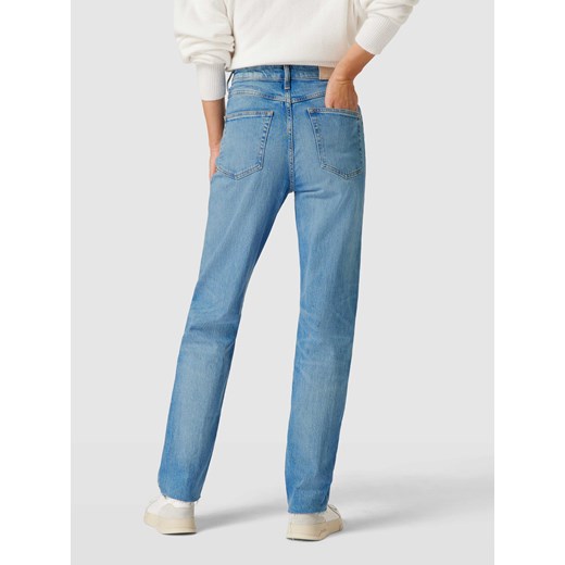 Niebieskie jeansy damskie Tommy Hilfiger bawełniane 