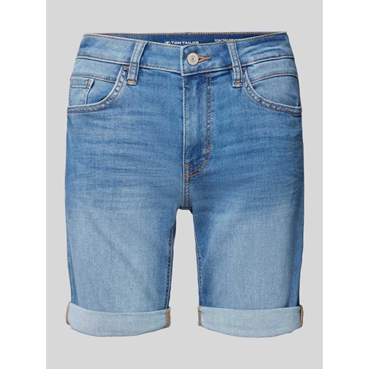 Bermudy jeansowe o kroju slim fit z 5 kieszeniami ze sklepu Peek&Cloppenburg  w kategorii Szorty - zdjęcie 172361229