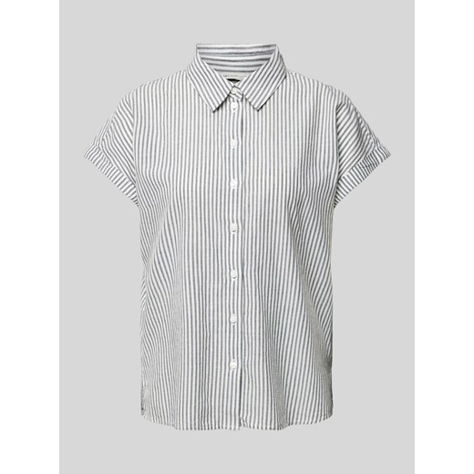Bluzka koszulowa ze wzorem w paski ze sklepu Peek&Cloppenburg  w kategorii Koszule damskie - zdjęcie 172361239