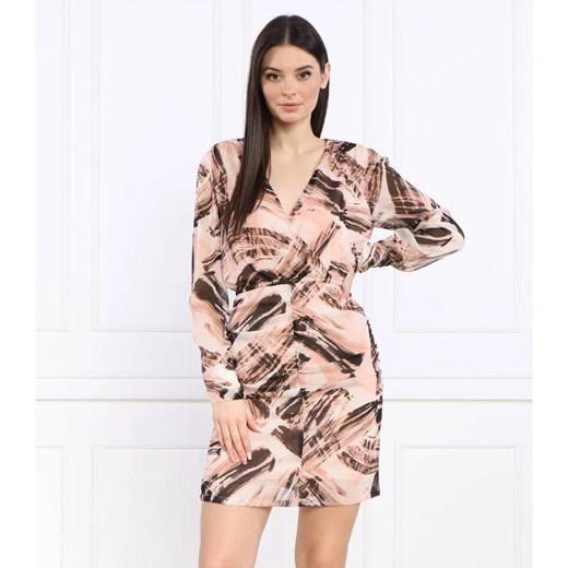 Sukienka DKNY z długimi rękawami mini