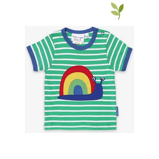 Toby Tiger Koszulka w kolorze zielonym ze sklepu Limango Polska w kategorii T-shirty chłopięce - zdjęcie 172366888