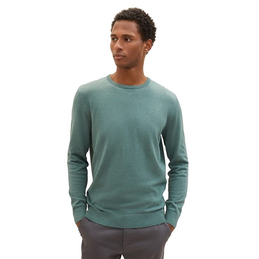 Tom Tailor Sweter w kolorze turkusowym ze sklepu Limango Polska w kategorii Swetry męskie - zdjęcie 172367436