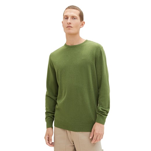 Tom Tailor Sweter w kolorze zielonym ze sklepu Limango Polska w kategorii Swetry męskie - zdjęcie 172367448