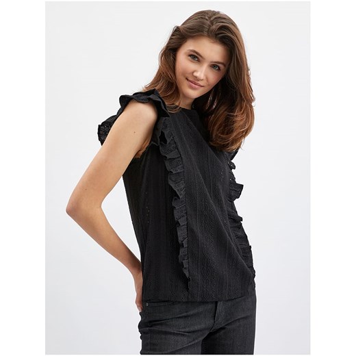 orsay Koszulka w kolorze czarnym ze sklepu Limango Polska w kategorii Bluzki damskie - zdjęcie 172367735