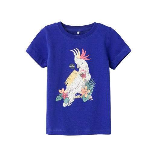 name it Koszulka &quot;Figne&quot; w kolorze niebieskim ze sklepu Limango Polska w kategorii Bluzki dziewczęce - zdjęcie 172368039