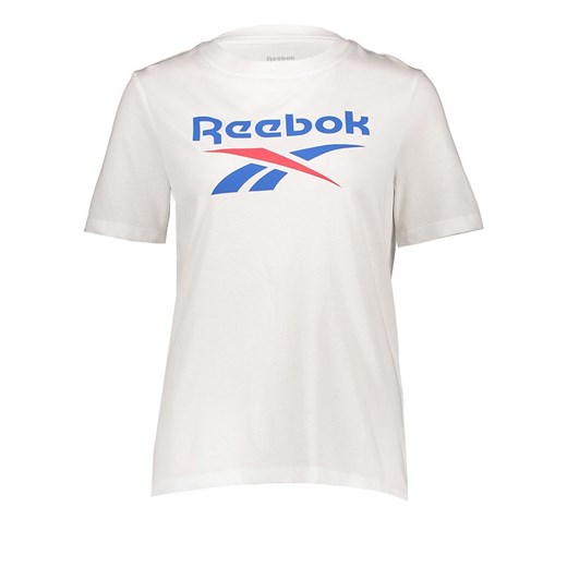 Reebok Koszulka w kolorze białym ze sklepu Limango Polska w kategorii Bluzki damskie - zdjęcie 172369788
