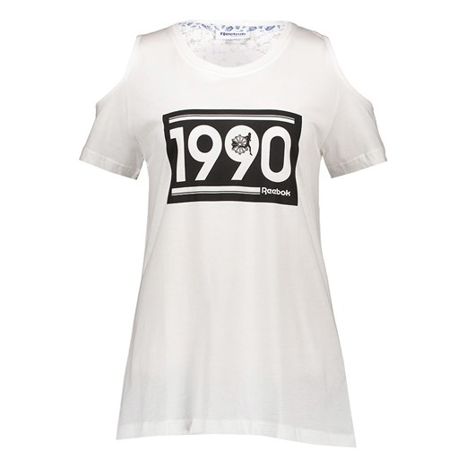 Reebok Koszulka w kolorze biało-czarnym ze sklepu Limango Polska w kategorii Bluzki damskie - zdjęcie 172369817