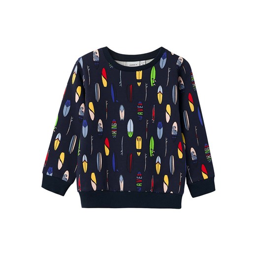 name it Bluza &quot;Frej&quot; w kolorze granatowym ze wzorem ze sklepu Limango Polska w kategorii Bluzy chłopięce - zdjęcie 172370155
