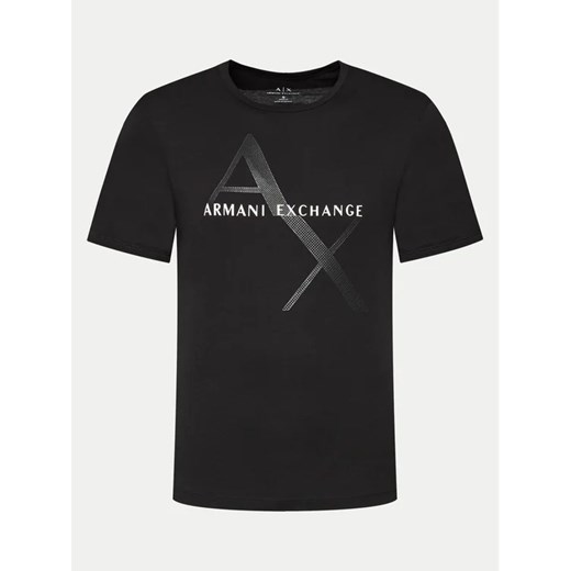 Armani Exchange T-Shirt 8NZT76 Z8H4Z 1200 Czarny Regular Fit Armani Exchange S MODIVO