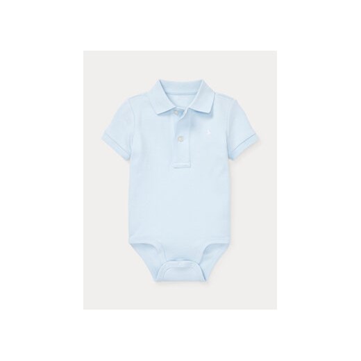 Polo Ralph Lauren Body 320735043002 Błękitny Regular Fit ze sklepu MODIVO w kategorii Body niemowlęce - zdjęcie 172370537
