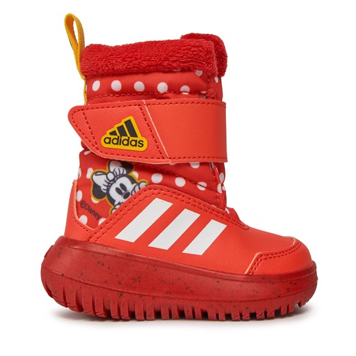 Śniegowce adidas Winterplay x Disney Shoes Kids IG7191 Czerwony ze sklepu eobuwie.pl w kategorii Buty zimowe dziecięce - zdjęcie 172370865