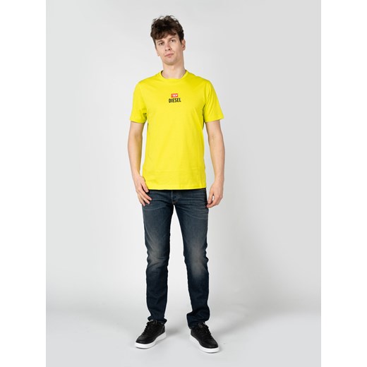 Diesel T-Shirt "T-Just" | A11184-RGRAI-5JE | Mężczyzna | Żółty ze sklepu ubierzsie.com w kategorii T-shirty męskie - zdjęcie 172371306